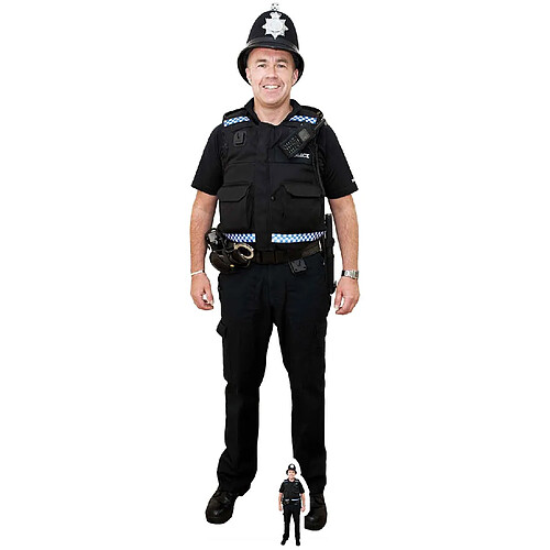 Star Cutouts Figurine en carton Le policier (Bobby Hat) 190 cm