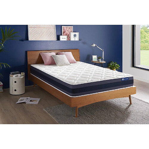 ACTISOM Matelas Ressorts ensachés+Mémoire de forme ACTIFLEX MORPHO 200x200 Maxi épaisseur 5zones de confort