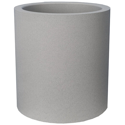 Riviera Pot en Plastique Granit 30 cm Gris