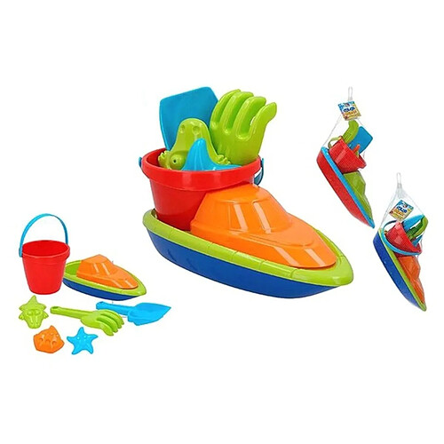 Color Baby Set de jouets de plage Ship Colorbaby (7 pcs)