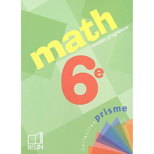 Math 6e, nouveau programme · Occasion