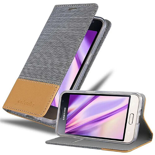 Cadorabo Coque Samsung Galaxy J1 2016 Etui en Gris