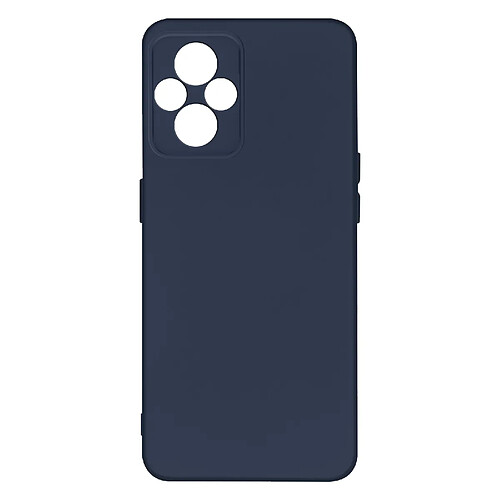 Avizar Coque Oppo Reno 8 lite 5G Silicone Semi-rigide Soft-touch Fine bleu nuit