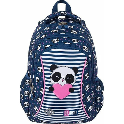 ST.RIGHT Love Panda, Sac à Dos Scolaire Unisex Kids, 15?