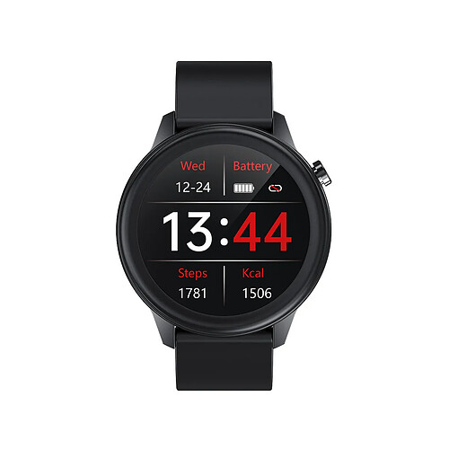 Chrono Montre connectée pour Hommes femmes avec montre sport moniteur de fréquence cardiaque et de Cycle menstruel, de température corporelle pour Android IOS-Noir1