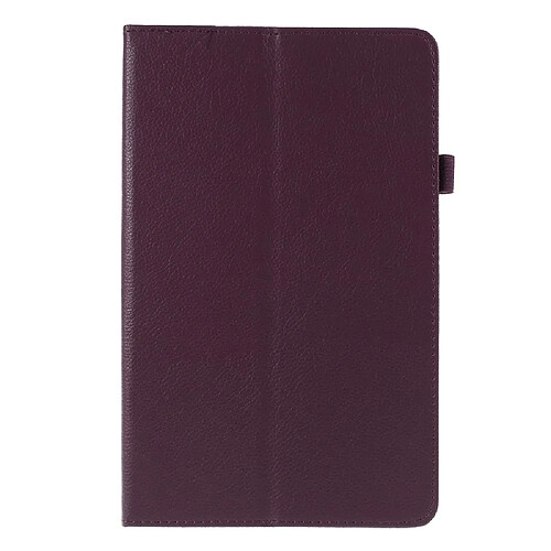 Etui en PU violet avec support pour votre Samsung Galaxy Tab A 10.1 (2019) SM-T510/SM-T515