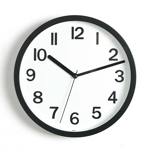 Horloge Murale Colors 22cm Noir