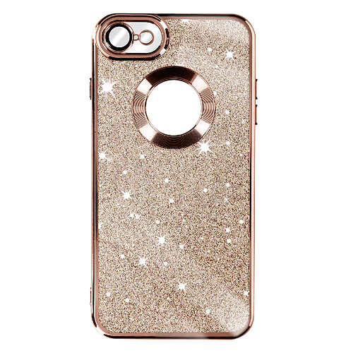 Avizar Coque iPhone SE 2020 Paillette Rose