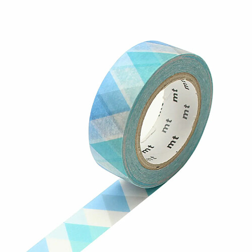 Masking tape - Arlequin bleu - 1,5 cm x 7 m