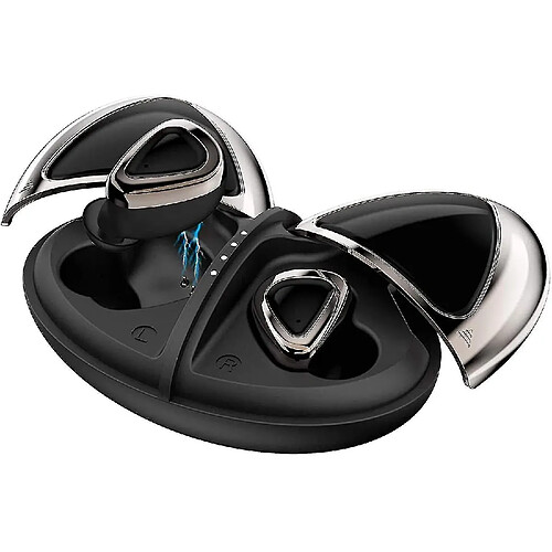 Universal Bouchons d'oreilles sans fil, nouvelle version du casque Bluetooth sport, contrôle tactile Bluetooth 5.0 stéréo