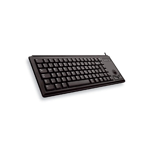 CHERRY Clavier trakball - Optique - Filaire - USB - Qwerty - Noir