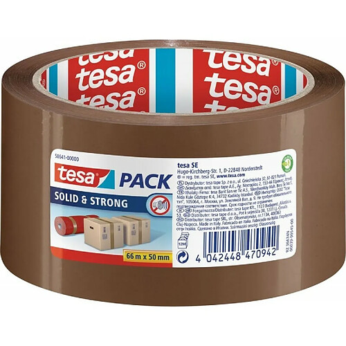 Fp tesapack 66m x 50mm Brun 58641 (Par 6)