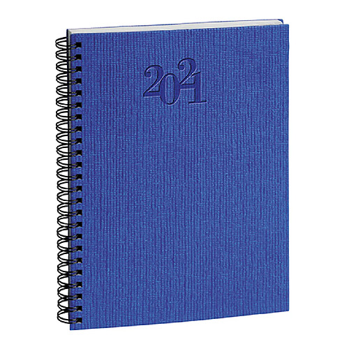 Agenda Exacompta Carte Bleue Visuel W - 15 x 21 cm - Année 2022