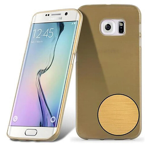 Cadorabo Coque Samsung Galaxy S6 EDGE Etui en Or