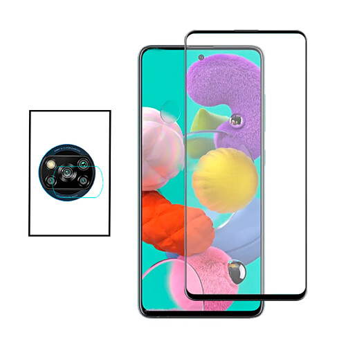 PHONECARE Kit Film Caméra Arrière + Film de Verre Trempé 5D Full Cover pour Xiaomi Poco X3 Pro