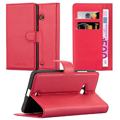 Cadorabo Coque Nokia Lumia 540 Etui en Rouge