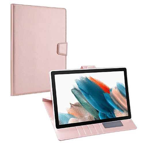 Etui en PU avec support pour votre Samsung Galaxy Tab A8 10.5 (2021) - or rose