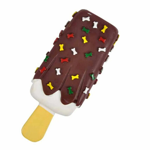 Paris Prix Jouet pour Chien Glace 15cm Marron