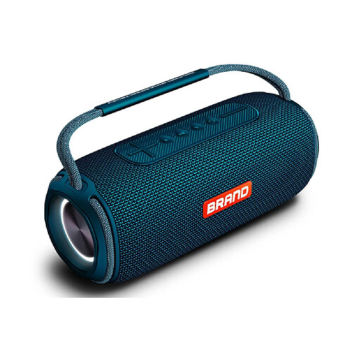 General Haut-parleur Bluetooth Big Loud 40W, batterie 18H, TWS, haut-parleur portable étanche IPX6 avec basses profondes pour fête en plein air à la maison, Bluetooth 5.0, prise en charge de la carte TF, AUX (bleu)