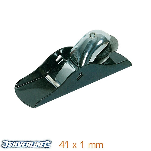 Silverline Rabot à main à recaler avec fer 41 x 1 mm - 306437