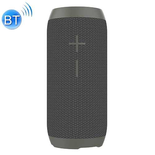 Wewoo Enceinte Bluetooth étanche gris Mini haut-parleur sans fil portable de lapin, micro intégré, soutien AUX / main appel gratuit / FM / TF