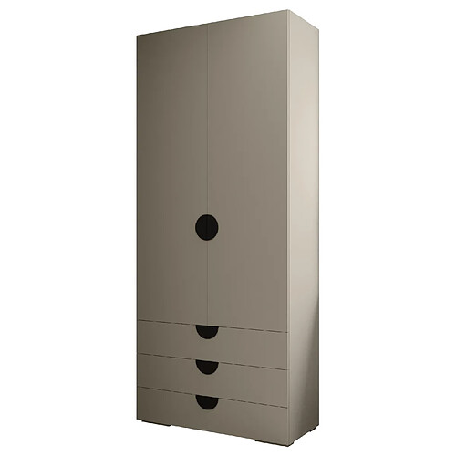 Abiks Meble Armoire Inova 4 236,7/100/47 (gris/nero)