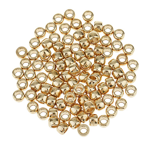 100 Pièces Perles D'espadrille Ajustées Bouddha Chaîne De Perles Chaîne Charme Chaîne 6mm