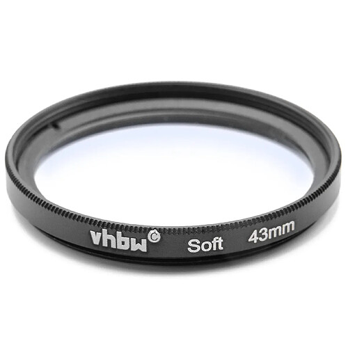 vhbw Diffuseur de flou artistique Filtre à effet 43mm pour appareils photo numériques, reflex p.ex. de Canon, Nikon, Olympus, Panasonic, Sony