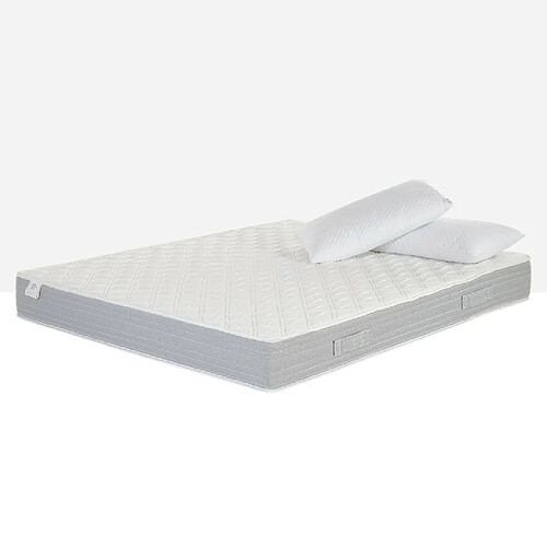 TIME 2 DREAM Matelas double orthopédique 160x190 2 Oreillers mémoire Top Soft L