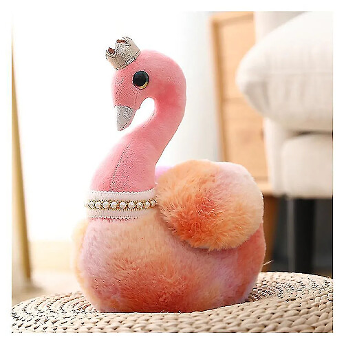 Universal Animal en peluche en peluche avec une poupée arc-en-ciel mignonne de couronne 3D