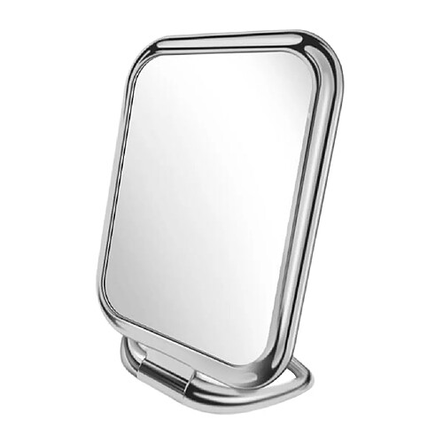 Place de ruban de miroir de support de maquillage de miroir de table de pli de voyage portatif