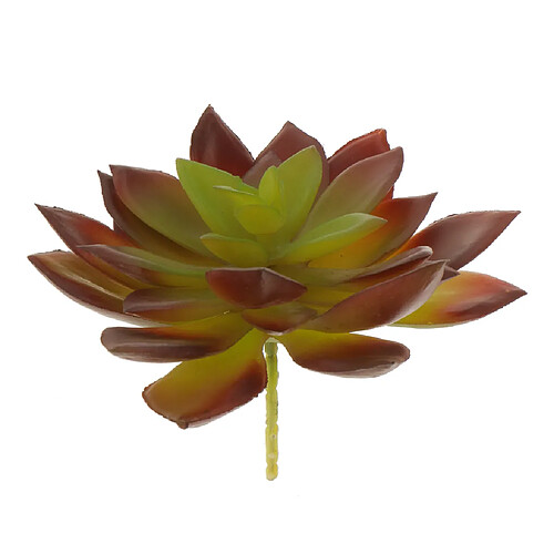 Artificial Succulent Réel Tactile Snow Lotus Feuille Feuillage D'automne Couleur