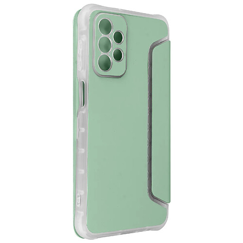 Avizar Etui pour Samsung A23 5G Clapet Porte Carte Piano Book vert pâle