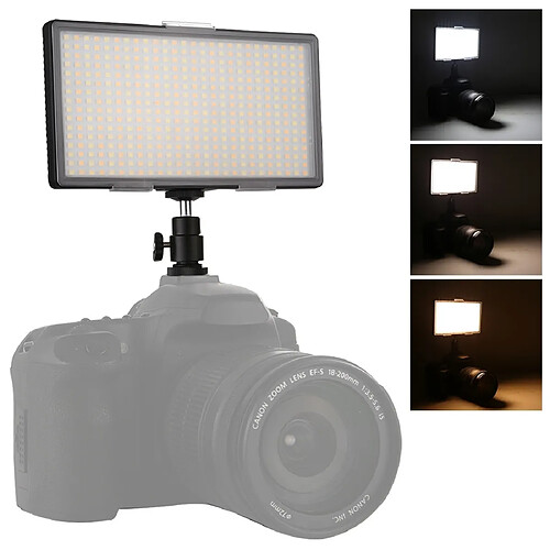 Wewoo Lumière photographique LED01 416 LED 3600LM Vlogging professionnel Photographie Vidéo & Studio Photo Light pour appareils reflex numériques Canon / Nikon