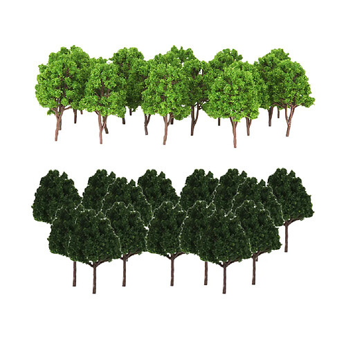 Arbres Modèles en Plastique Echelle 1: 150