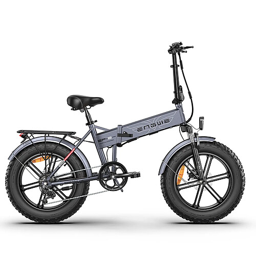 ENGWE EP-2 Pro Vélo électrique Pliable pour adultes, 20" 4.0 Fat Tire Dirt Bike, 750 W 48 V 13 Ah - Gris