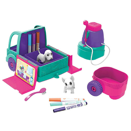 Crayola Voiture jouet de spa Washimals