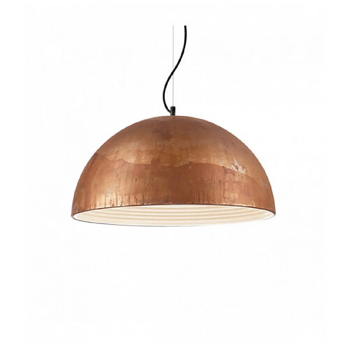 Ideal Lux Suspension Corten FOLK 1 ampoule Largeur 30 Cm