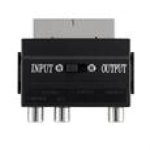 Belkin SCART MSvideo Fplus S-Video + 3xRCA Noir