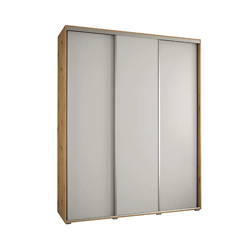 Abiks Meble Armoire DAVOS 1 À Portes Coulissantes 235,2/190/60 3 Portes