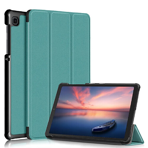 Etui en PU avec support tri-pliure vert pour votre Samsung Galaxy Tab A7 Lite T220/T225 8.7 pouces