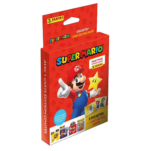 Panini Super Mario Blister avec 8 pochettes