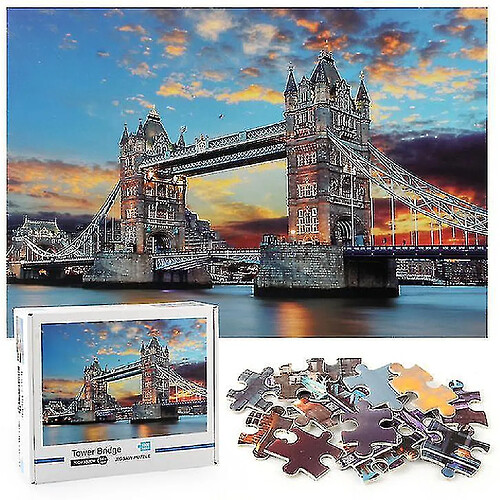 Universal Puzzle 1000 pièces pour adulte enfant - Puzzle Tower Bridge Puzzle 1000 DIY Toys