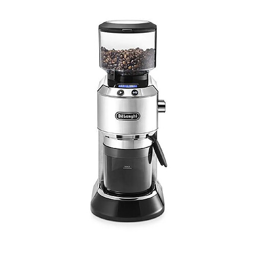 DeLonghi moulin à café électrique avec écran LCD 150W argent noir