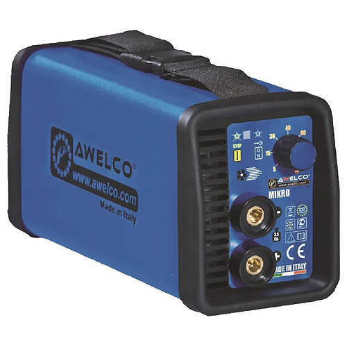 Awelco Poste à souder Inverter 220V à électrodes kit accessoires + coffret 134 MIKRO