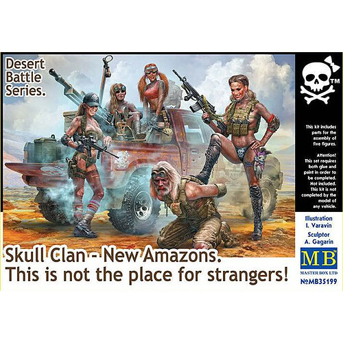 Desert Battle Series. Skull Clan - New Amazons - 1:35e - Master Box Ltd.