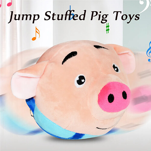 Enfants Intelligence Jump Stuffed Pig Toys Jouer drôle Décompression jeu