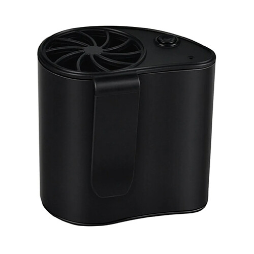 Climatiseur Portatif Portatif Portatif Portatif de Mini Clip de Ventilateur de Taille d'USB - Noir