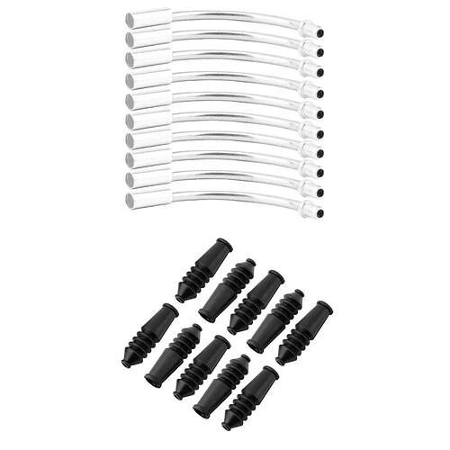 10 Nouilles de Frein V Guide-Câble Bottes VTT Route Vélo Jeu Arrière Avant