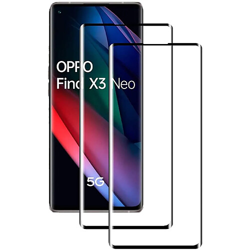 Verres Trempe X2 Pour Oppo Find X3 Neo Little Boutik®